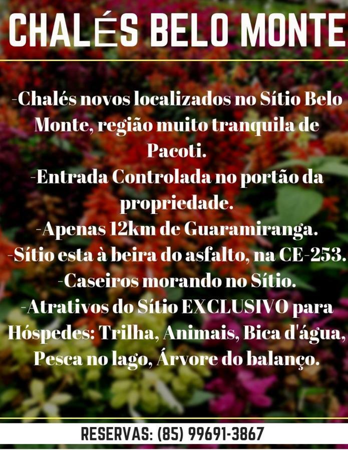 Chale Suico - Chales Belo Monte - Sitio Belo Monte Pacoti Exterior foto